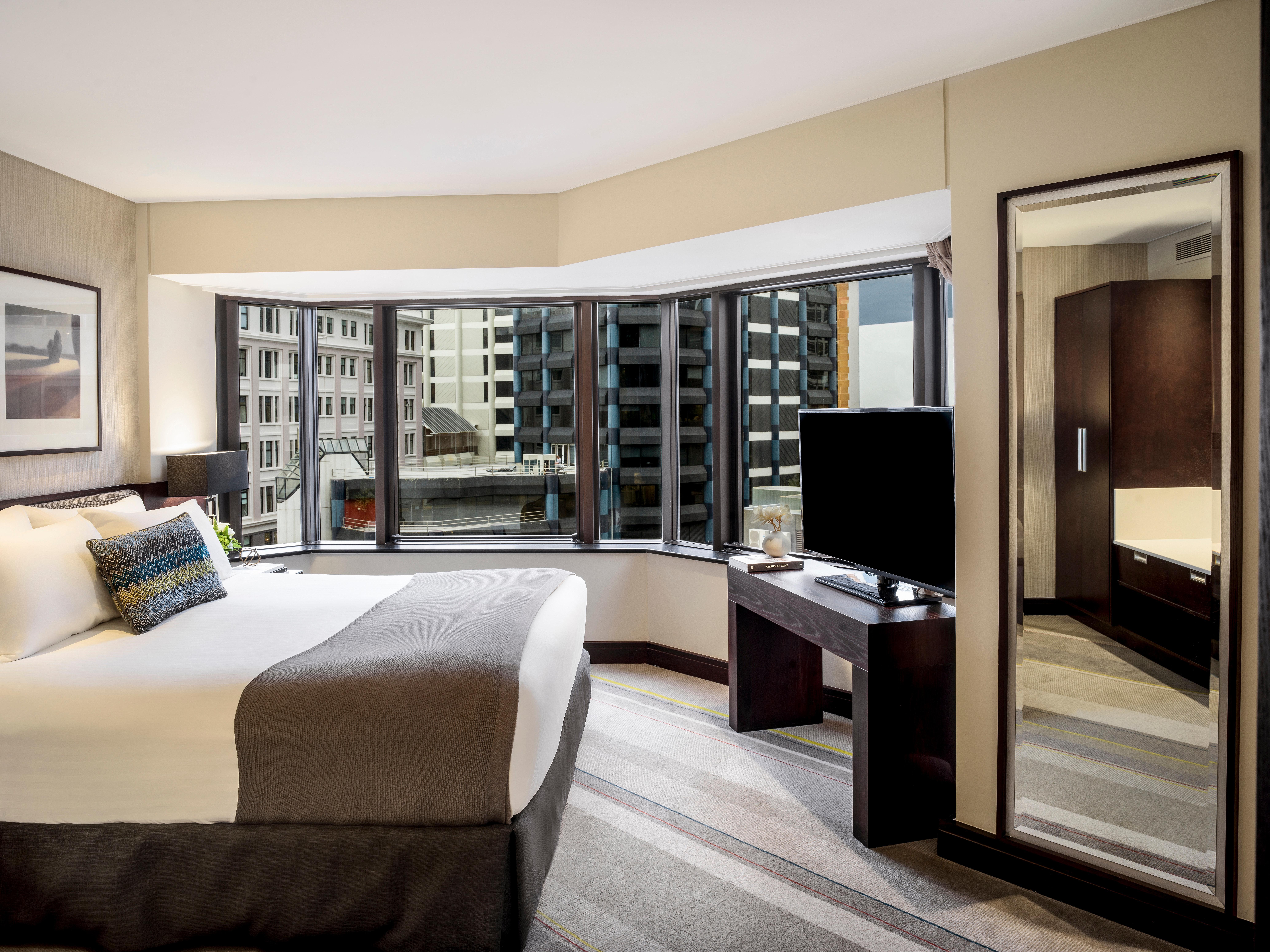 Intercontinental Wellington By Ihg Hotell Eksteriør bilde A bedroom at the hotel