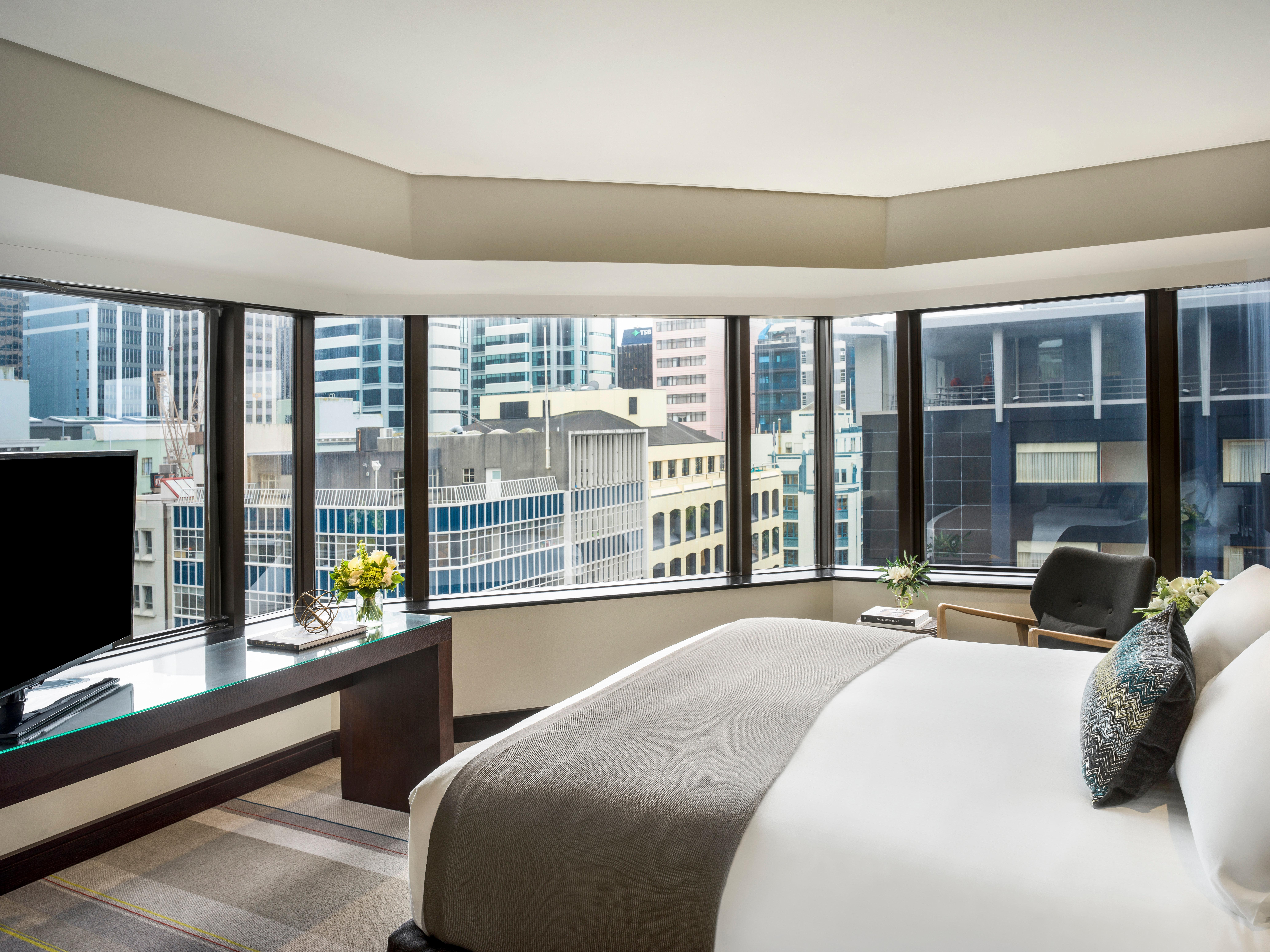 Intercontinental Wellington By Ihg Hotell Eksteriør bilde A bedroom at The Westin Hong Kong